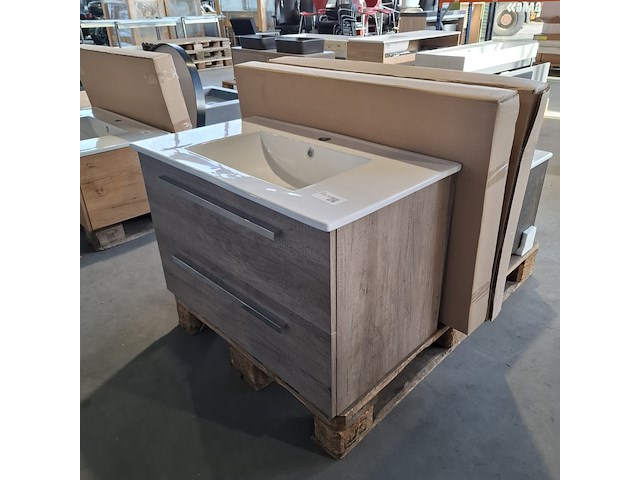 Badmeubel, hr badmeubelen, seville, nebraska eiken - afbeelding 4 van  11