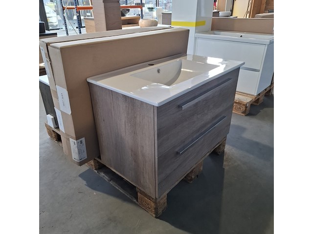 Badmeubel, hr badmeubelen, seville, nebraska eiken - afbeelding 5 van  11