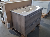 Badmeubel, hr badmeubelen, seville, nebraska eiken - afbeelding 5 van  11