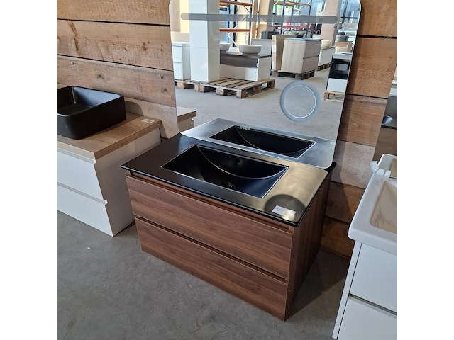 Badmeubel, hr badmeubelen, seville, noten - afbeelding 2 van  9