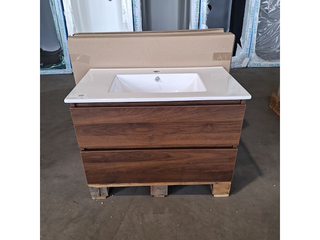 Badmeubel, hr badmeubelen, seville, noten - afbeelding 1 van  11