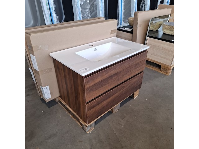 Badmeubel, hr badmeubelen, seville, noten - afbeelding 4 van  11