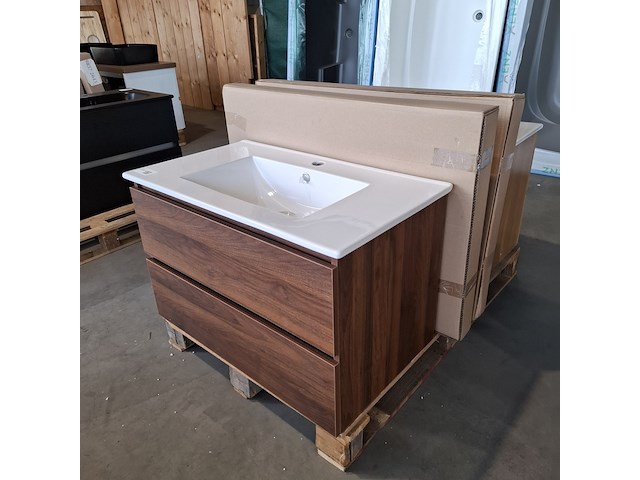 Badmeubel, hr badmeubelen, seville, noten - afbeelding 5 van  11