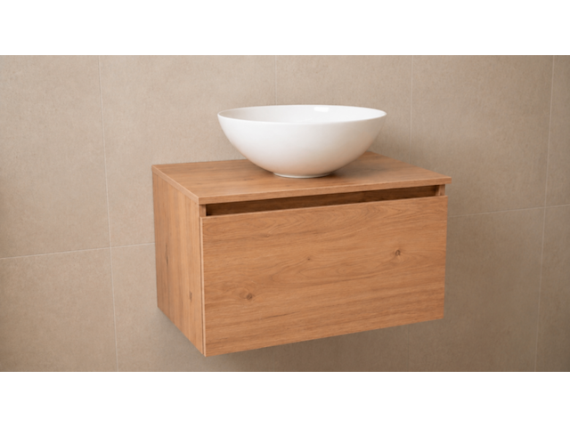 Badmeubel, kraftbad, münchen 60cm, hout - afbeelding 1 van  1