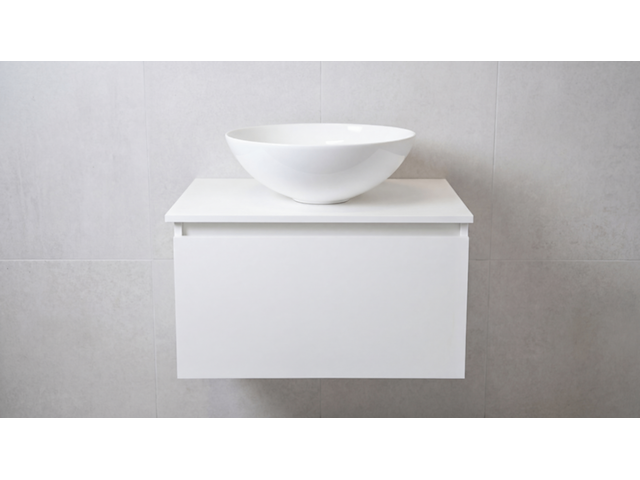 Badmeubel, kraftbad, münchen 60cm, wit - afbeelding 1 van  3