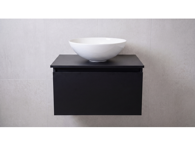 Badmeubel, kraftbad, münchen 60cm, zwart - afbeelding 1 van  3