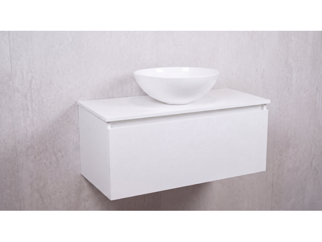 Badmeubel, kraftbad, münchen 80cm, wit - afbeelding 3 van  3