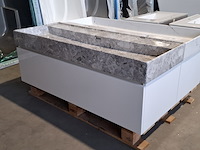 Badmeubel, lanesco, glans wit - afbeelding 1 van  7