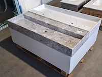 Badmeubel, lanesco, glans wit - afbeelding 2 van  7