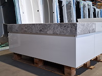 Badmeubel, lanesco, glans wit - afbeelding 3 van  7