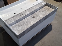 Badmeubel, lanesco, glans wit - afbeelding 5 van  7