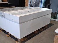 Badmeubel, lanesto, glans wit - afbeelding 1 van  6