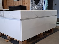 Badmeubel, lanesto, glans wit - afbeelding 3 van  6