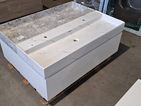 Badmeubel, lanesto, glans wit - afbeelding 2 van  6