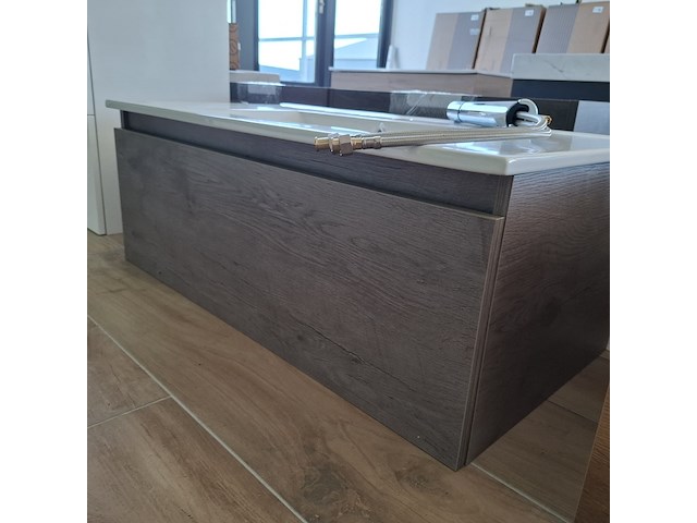 Badmeubel lanesto, grey oak - afbeelding 6 van  12