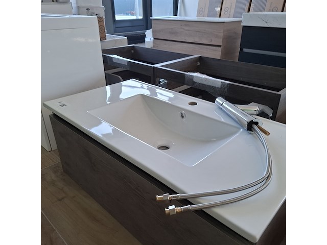 Badmeubel lanesto, grey oak - afbeelding 11 van  12