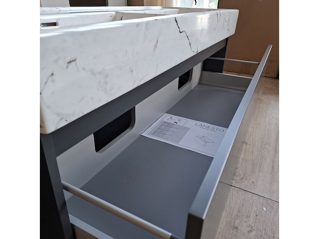 Badmeubel lanesto, mat antraciet - afbeelding 2 van  11