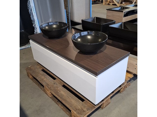 Badmeubel, lanesto, mat wit - afbeelding 3 van  10