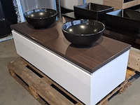 Badmeubel, lanesto, mat wit - afbeelding 3 van  10