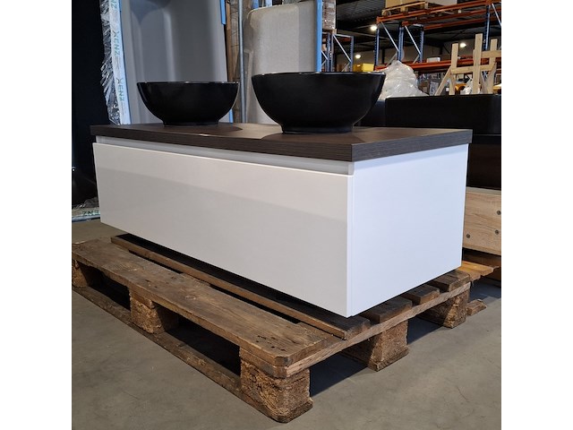 Badmeubel, lanesto, mat wit - afbeelding 4 van  10