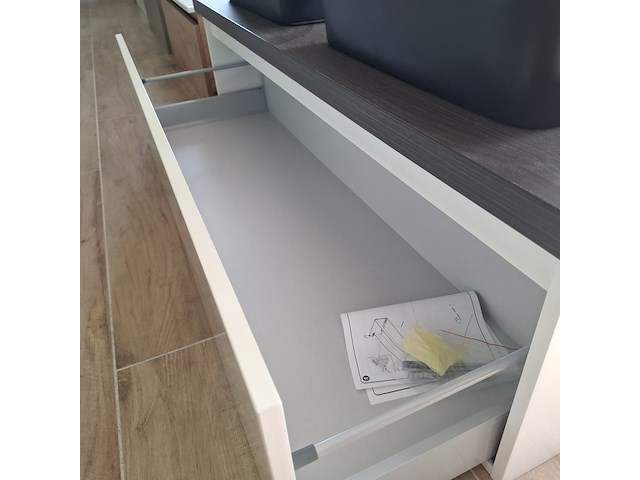 Badmeubel lanesto, mat wit - afbeelding 9 van  12