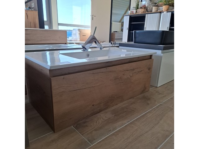 Badmeubel lanesto, medium oak - afbeelding 1 van  15