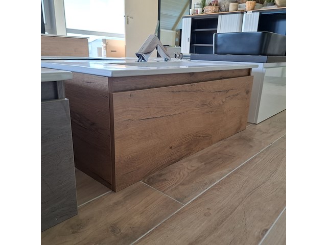 Badmeubel lanesto, medium oak - afbeelding 8 van  15