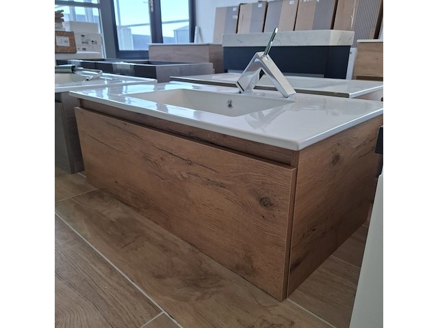Badmeubel lanesto, medium oak - afbeelding 11 van  15