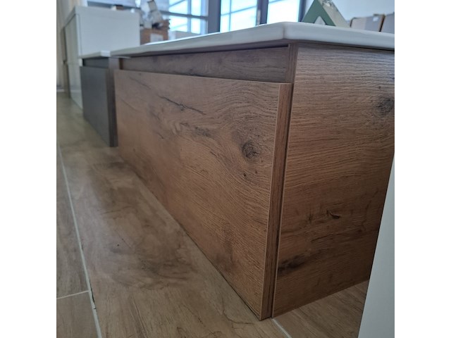 Badmeubel lanesto, medium oak - afbeelding 14 van  15