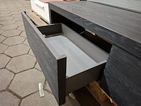 Badmeubel looox, black oak - afbeelding 8 van  11