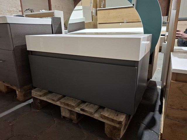 Badmeubel mat antraciet - afbeelding 4 van  10