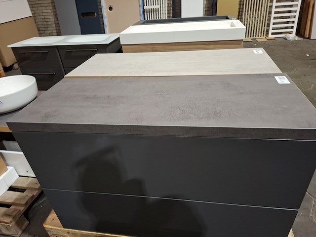 Badmeubel mat antraciet - afbeelding 7 van  8