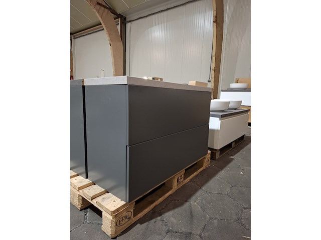 Badmeubel mat antraciet - afbeelding 2 van  9