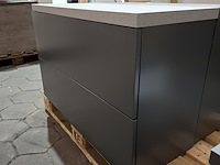 Badmeubel mat antraciet - afbeelding 3 van  9