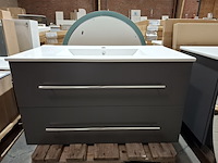 Badmeubel mat antraciet - afbeelding 1 van  11