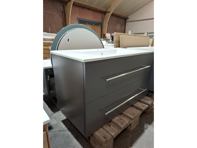 Badmeubel mat antraciet - afbeelding 5 van  11