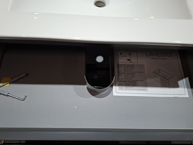 Badmeubel mat antraciet - afbeelding 8 van  11