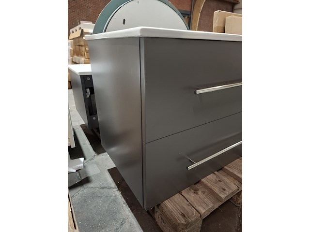 Badmeubel mat antraciet - afbeelding 10 van  11