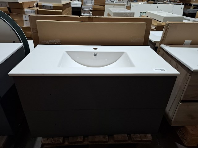 Badmeubel mat antraciet - afbeelding 2 van  8