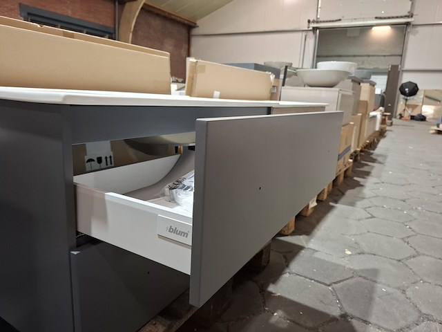 Badmeubel mat antraciet - afbeelding 4 van  8