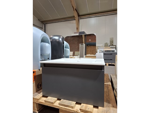 Badmeubel mat antraciet - afbeelding 4 van  11