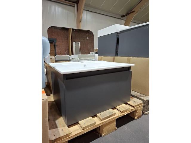 Badmeubel mat antraciet - afbeelding 6 van  11