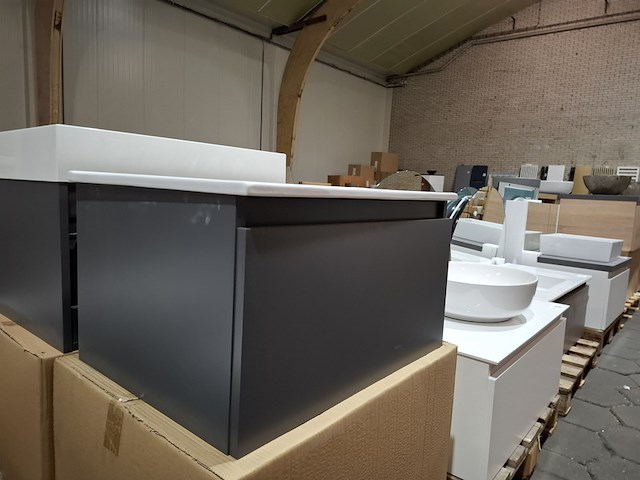 Badmeubel mat antraciet - afbeelding 3 van  9