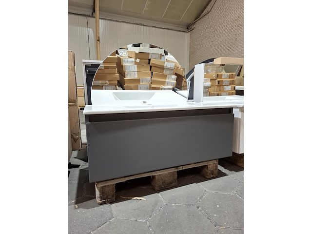 Badmeubel mat antraciet - afbeelding 4 van  11