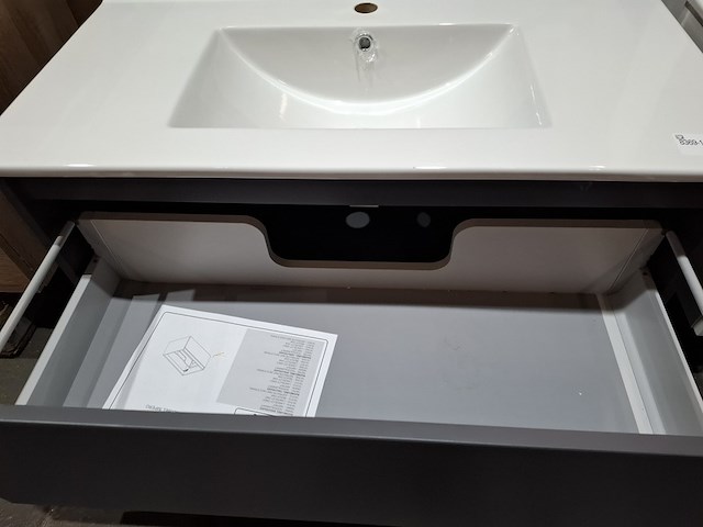 Badmeubel mat antraciet - afbeelding 8 van  11