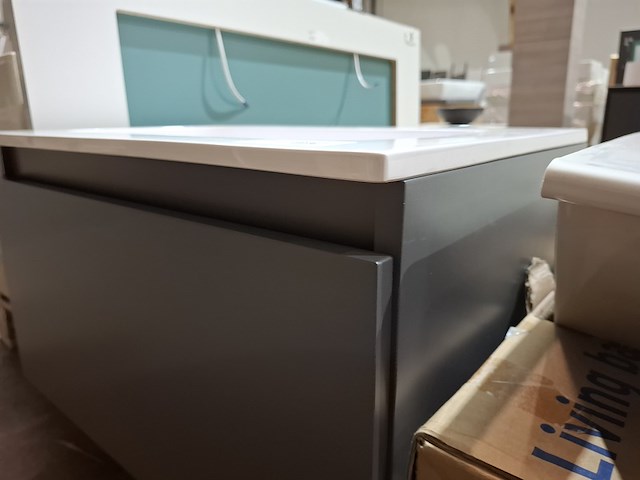 Badmeubel mat antraciet - afbeelding 8 van  9