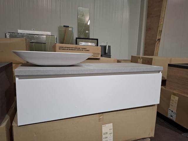 Badmeubel mat wit - afbeelding 1 van  13