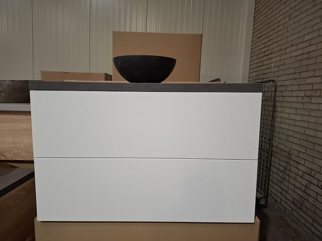 Badmeubel mat wit - afbeelding 1 van  13