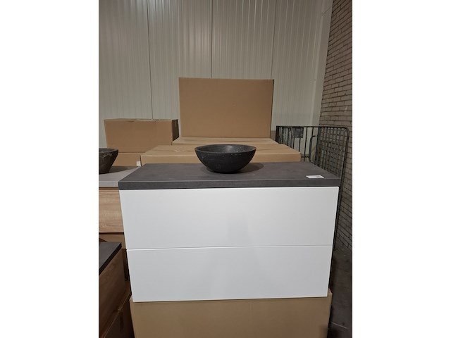 Badmeubel mat wit - afbeelding 6 van  13