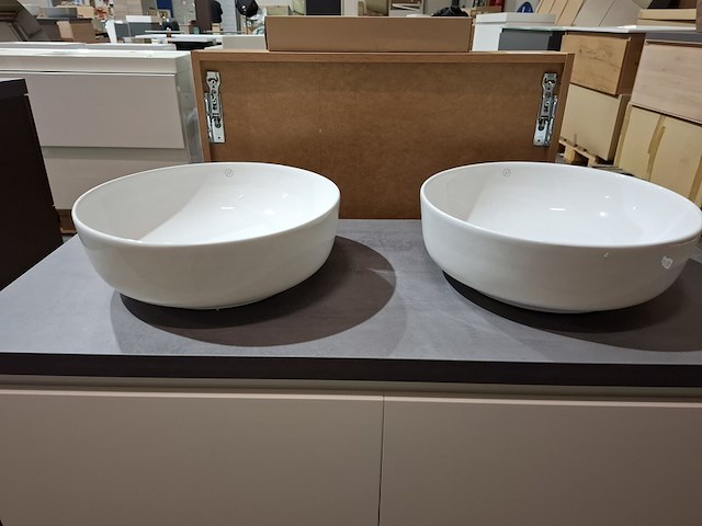 Badmeubel mat wit - afbeelding 3 van  13